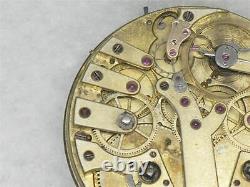 Very Rare 30 Jewel 44mm Jumping Independent Seconds Swiss Movement, Running