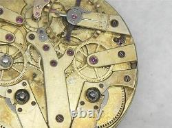 Very Rare 30 Jewel 44mm Jumping Independent Seconds Swiss Movement, Running