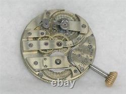 Very Rare 32mm Patek Philippe 18 Jewel Pocket Watch Movement & Dial, Running