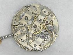 Very Rare 32mm Patek Philippe 18 Jewel Pocket Watch Movement & Dial, Running