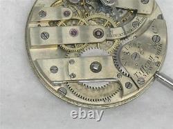 Very Rare 32mm Patek Philippe 18 Jewel Pocket Watch Movement & Dial, Running