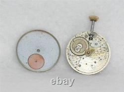 Very Rare 32mm Patek Philippe 18 Jewel Pocket Watch Movement & Dial, Running