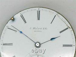 Very Rare E. Howard Series I First Run Mershon Movement & Dial Pocket Watch
