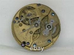 Very Rare E. Howard Series I First Run Mershon Movement & Dial Pocket Watch