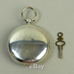 Victorian Antique Silver Waltham Movement Pocket Watch Birmingham 1883 G. W. O