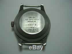 Vietnam War Benrus US military 1975 issued men's watch, Rare GY1L2 Hack movement