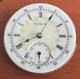 Vintage 0 Size Elgin Pocket Watch Movement Gr. 320 Fancy Dial Keeping Time