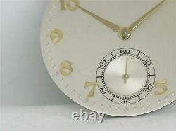 Vintage 10s 17j Hamilton 917 Nickel Pocketwatch Movement & Silver Dial, Running