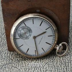 Vintage 12 Size 1217 Grade Waltham O. F. Pocket Watch Movement Running Good