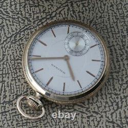 Vintage 12 Size 1217 Grade Waltham O. F. Pocket Watch Movement Running Good