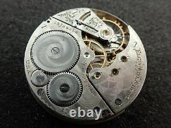 Vintage 16 Size Elgin Hunting Case Pocket Watch Movement Grade 312 Running
