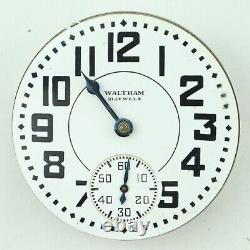 Vintage 16 Size Waltham Riverside 21 Jewel Pocket Watch Movement Grade 1621