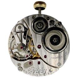 Vintage 16s 1954 Elgin B. W. Raymond 21 Jewel Pocket Watch Movement 571 USA