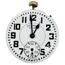 Vintage 16s 1954 Elgin B. W. Raymond 21 Jewel Pocket Watch Movement 571 USA