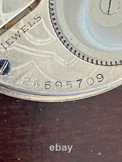 Vintage 16s Elgin Pocket Watch Movement, Gr. 387, Running Good, Year 1922