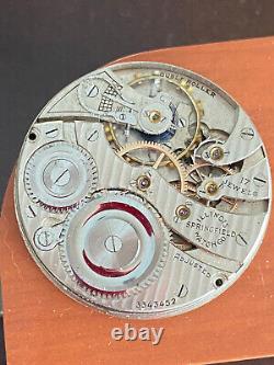 Vintage 16s Illinois Pocket Watch Movement, Gr. 305-time King, Keeping Time, 17j