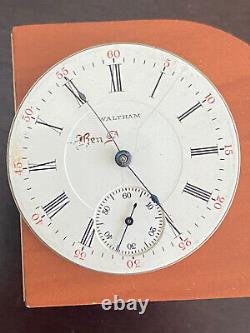 Vintage 16s Waltham Pocket Watch Movement, Gr. P. S. Bartlett, Keeping Time