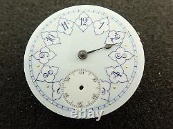 Vintage 18 Size Illinois Plymouth Pocket Watch Movement Grade 79 Not Running