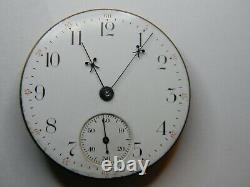 Vintage 1890 Elgin B. W. Raymond 15j 18s Pocket Watch Movement Nice Dial Repair