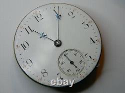 Vintage 1890 Elgin B. W. Raymond 15j 18s Pocket Watch Movement Nice Dial Repair