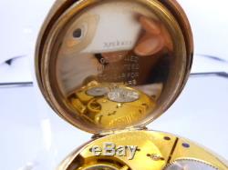 Vintage 1899 Waltham 16s Model 1888 pocket watch. GF stunning case gilt movement