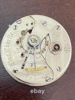 Vintage 18s Illinois Pocket Watch Movement, Gr. 101, Transitional, Year 1881