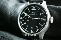 Vintage 1909`s IWC Pocket Swiss movement in New wrist Military Case PILOT A-DIAL