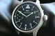 Vintage 1909`s Iwc Pocket Swiss Movement In New Wrist Military Case Pilot A-dial