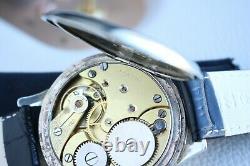 Vintage 1910` Systeme Glashutte Pocket Swiss movement, Enameled dial in New Case