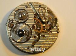 Vintage 1919 Hamilton 992 16s 21j Railroad Grade Pocket Watch Movement Repair