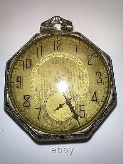Vintage 1926 Elgin Pocket Watch 12s 15J code 03n3p Quanty 8000 Grade 315