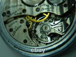 Vintage 1940 Hamilton 2974b Us Gov 16s 17j Military Mens Pocket Watch Repair