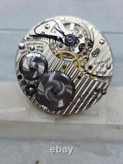 Vintage 1948 Hamilton 992 B Open Face Pocket Watch Movement -16 S! 21 J! RUN