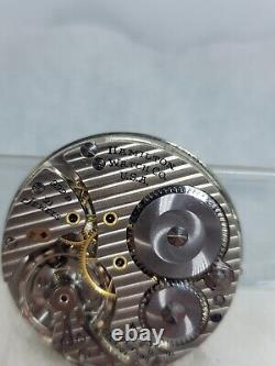 Vintage 1948 Hamilton 992 B Open Face Pocket Watch Movement -16 S! 21 J! RUN