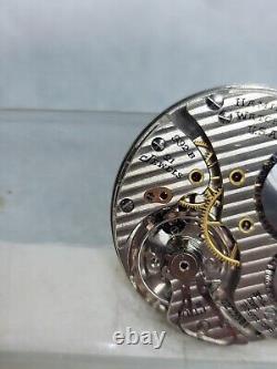 Vintage 1948 Hamilton 992 B Open Face Pocket Watch Movement -16 S! 21 J! RUN