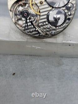 Vintage 1948 Hamilton 992 B Open Face Pocket Watch Movement -16 S! 21 J! RUN