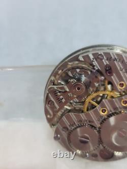 Vintage 1963 Hamilton 992 B Open Face Pocket Watch Movement -16 S! 21 J! RUN