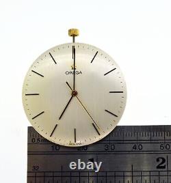 Vintage 1973 Omega Cal 601 17 Jewel Complete Slim Pocket Watch Movement WORKS