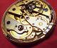 Vintage 35mm Early Keywind Keyset Push Plunge Repeater Pocket Watch Movement