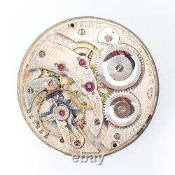 Vintage 39.7mm Concord Watch Co Pocket Watch Movement 21 Jewel High Grade Finish