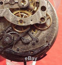 Vintage 41mm WALTHAM WATCH CO CHRONOGRAPH M0VEMENT HUNTING Pocket Watch