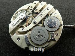 Vintage 43.3mm C. Faiure Perrin Locle H. C. Pocket Watch Movement Keeping Time