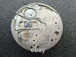 Vintage 43mm Rose Watch Co. Heuer Chronograph Pocket Watch Movement For Parts