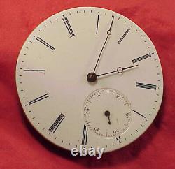 Vintage 45mm Rare Cross Pallet Fork Pocket Watch Movement Ky Ks Broken Staff