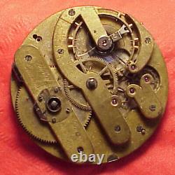 Vintage 46mm Alfred (jurgensen) Geneva 1363 Savalette Pocket Watch Movement