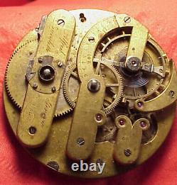 Vintage 46mm Alfred (jurgensen) Geneva 1363 Savalette Pocket Watch Movement