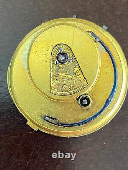 Vintage 47.12mm M. I. Tobias & Co. Pocket Watch Movement, Runs Needs Cleaning