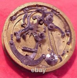 Vintage 48MM BREGUET A PARIS 1/4 REPEATER VERGE FUSEE POCKET WATCH MOVEMENT