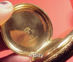 Vintage 50MM REPEATER CASE GOLDFILLED HUNTING High Grade 42MM MVT Pocket Watch