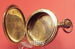 Vintage 50MM REPEATER CASE GOLDFILLED HUNTING High Grade 42MM MVT Pocket Watch